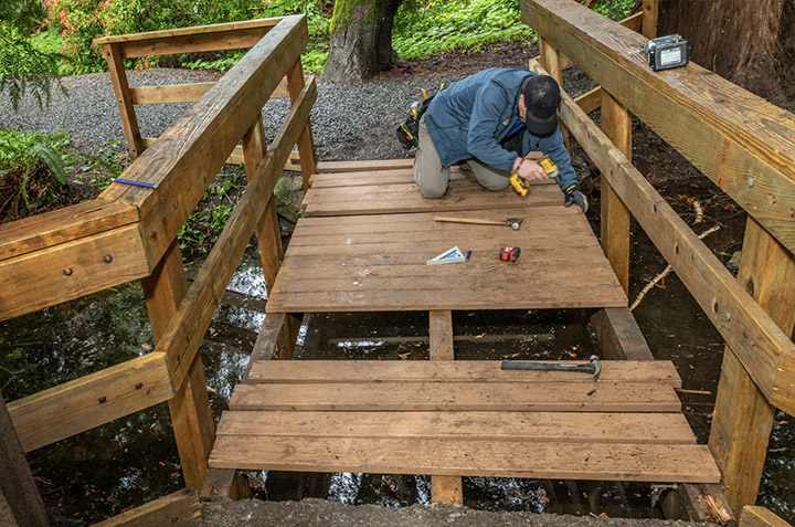 Mill Creek Park Bridge Construction