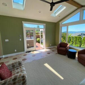 Sunroom and deck addition in Issaquah