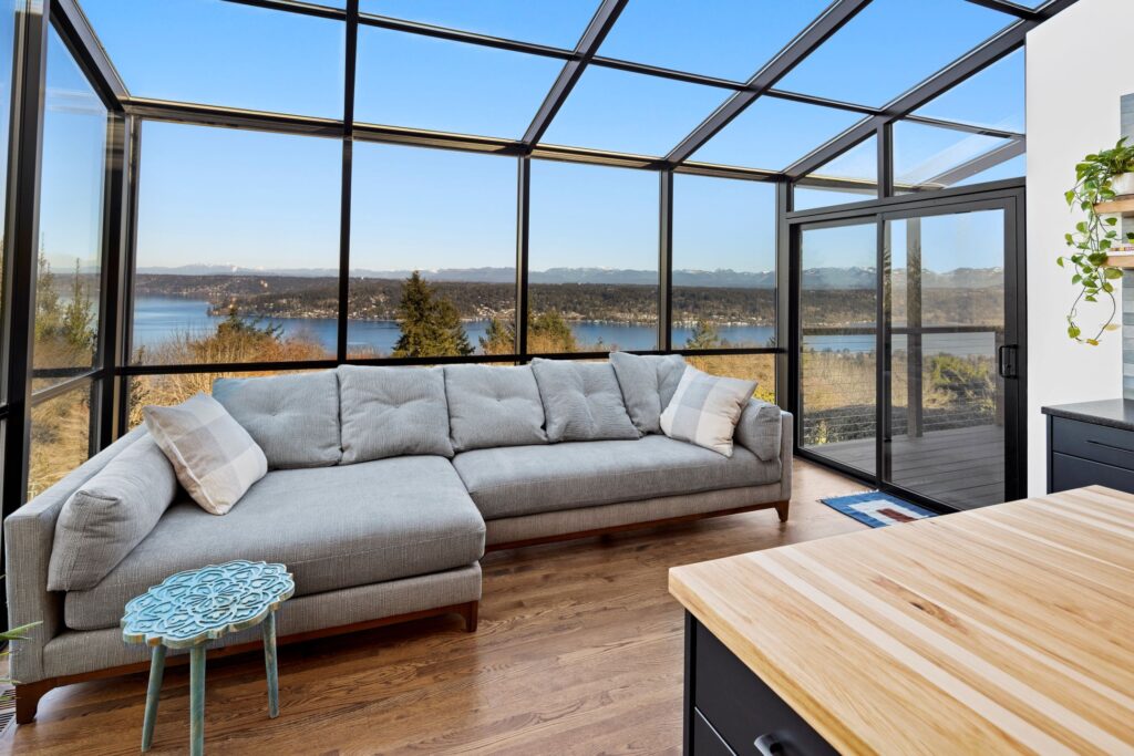 Kitchen Remodel, atrium nook, countertop island storage