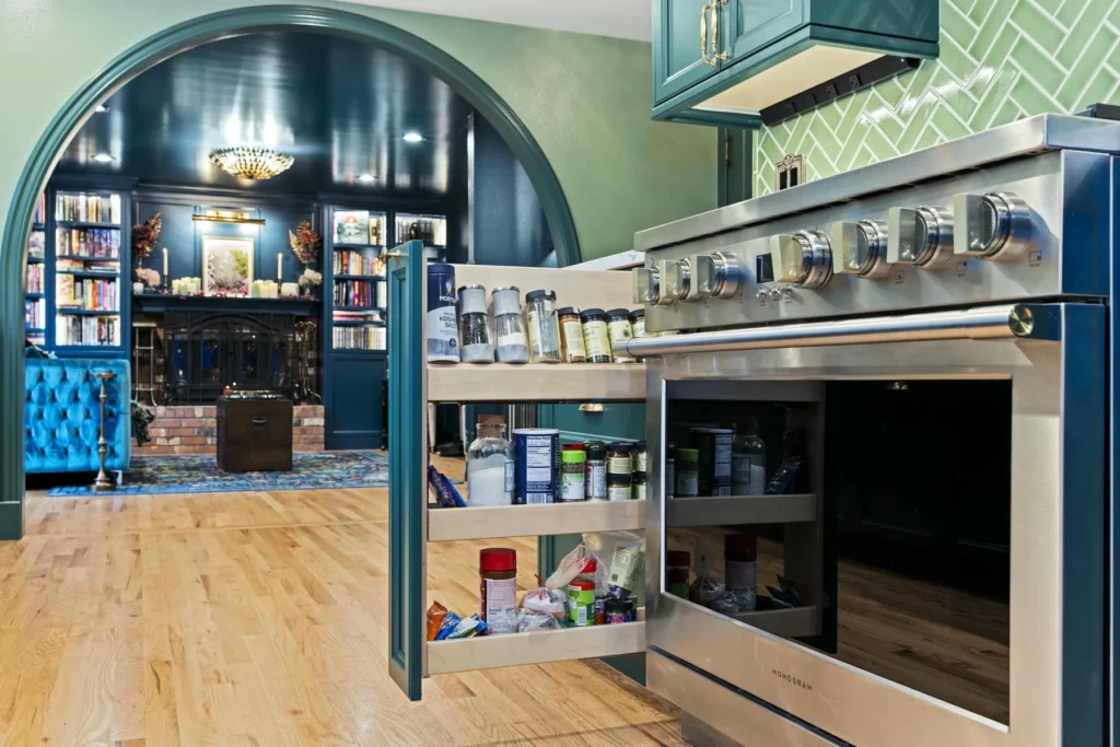 Brooks Vale Design Art Nouveau Kitchen Remodel