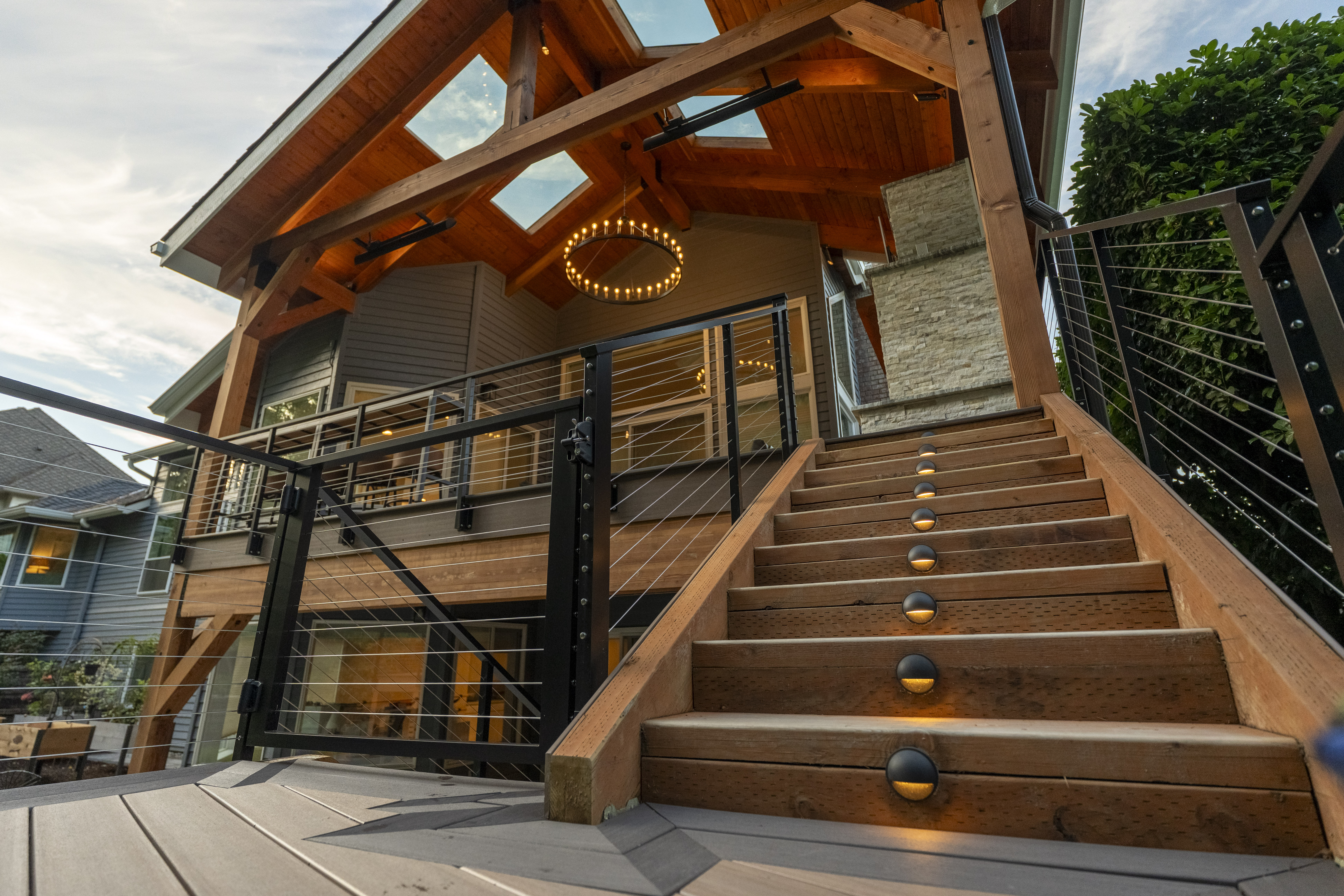 Outdoor Covered Heated Timbertech