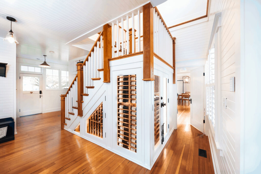Wine Storage under stairs