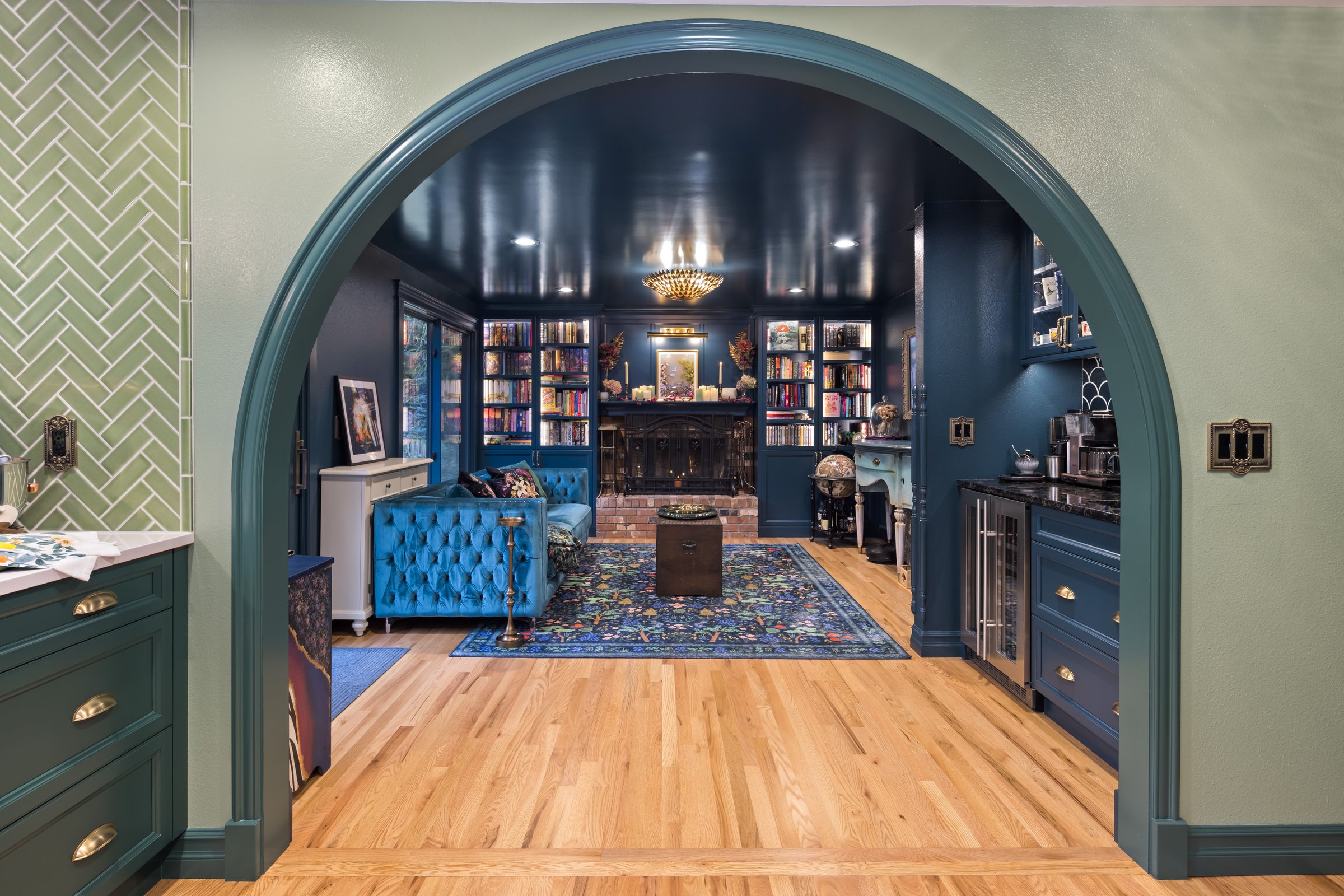 Living room remodel, McNesby project